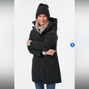 NWT CANADA GOOSE BLACK LABEL BLACK NOIR TRILLIUM PARKA SZ L